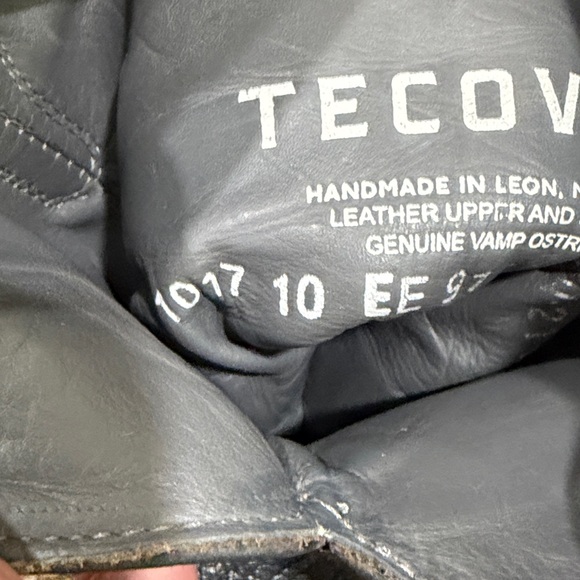 Tecovas Classic Soft Ostrich Black Leather Boots - Picture 8 of 9